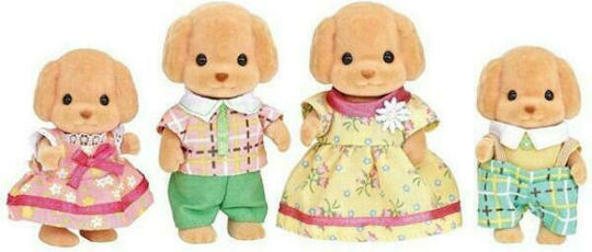 Epoch Toys Toy Poodle Family Sylvanian Families For 3+ Years 8cm (Miscellaneous Designs)