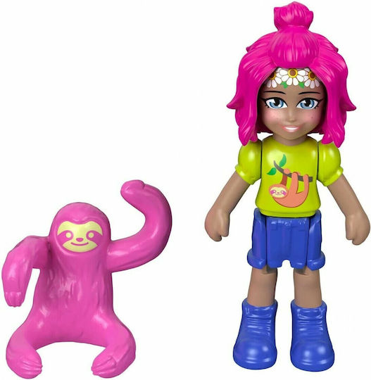 Mattel Flip And Reveal Sloth Polly Pocket Sloth για 4+ Ετών 10εκ. (Διάφορα Σχέδια)