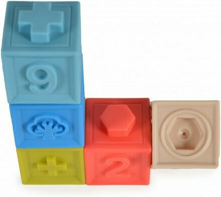 Kaichi Squeeze Cubes Bath Toy for 0++ Months 12pcs