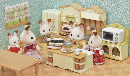 Epoch Toys Microwave Cabinet Sylvanian Families για 3+ Ετών