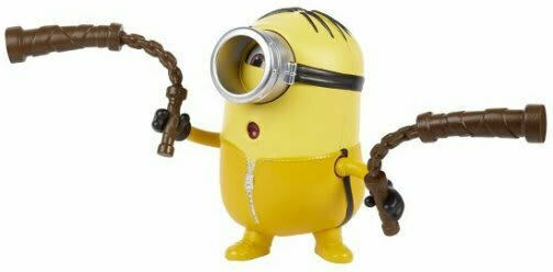 Mattel The Rise Of Gru Minions Nunchuck Swinging Stuart for 4+ Years 7cm (Miscellaneous Designs)
