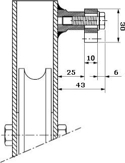 Doorado Module-4 Steel Gear Rack for Garage Door Motor 1m 1m 10x30mm