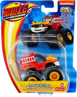 Fisher Price Rescue Stripes Car Blaze Monster Truck for 3++ Years