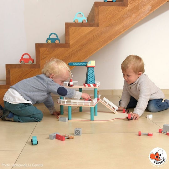 Egmont Wooden Garage Playset with Cars
