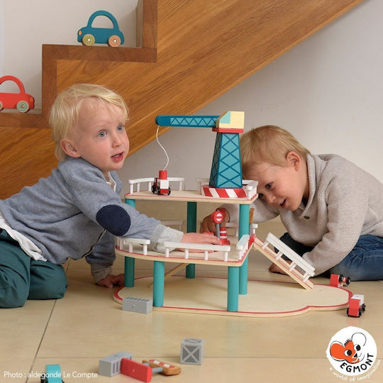 Egmont Wooden Garage Playset with Cars