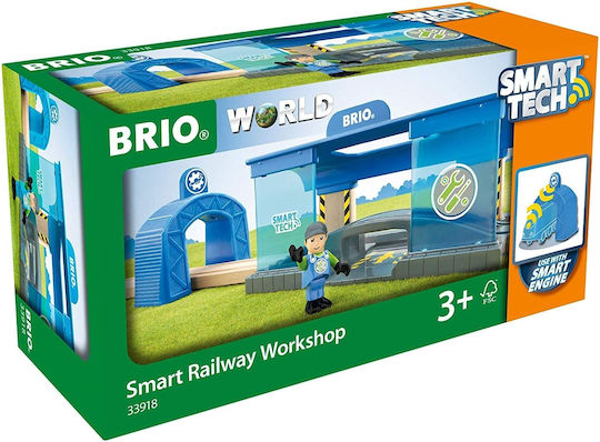Brio Toys Smart Tech Railway Workshop Railroad Accessories for 3+ years+ Years