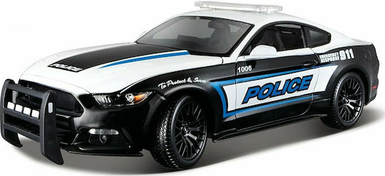 Maisto Ford Mustang Gt Police Αυτοκινητάκι 1:18 Αστυνομικό για 3+ Ετών
