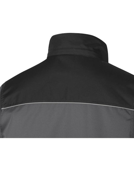 Delta Plus Northwood3 Work Jacket with Detachable Hood Gray