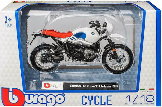 Bburago BMW R Ninet Urban G/S Μοτοσυκλέτα 1:18 για 3+ Ετών