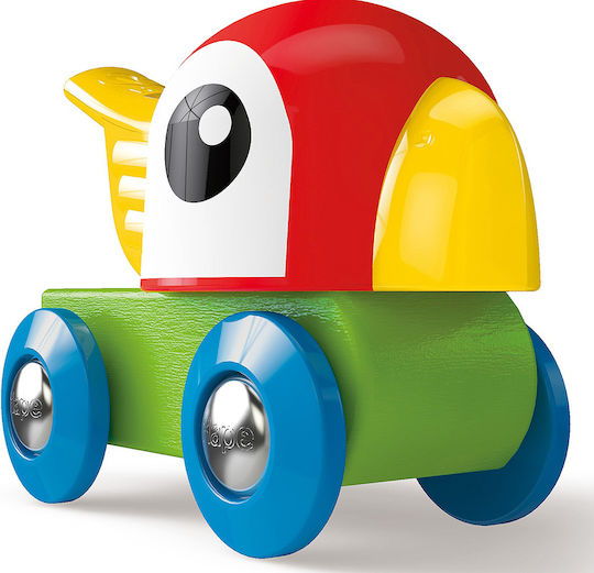 Hape Railway Παπαγαλάκι Αυτοκινητάκι για 3+ Ετών