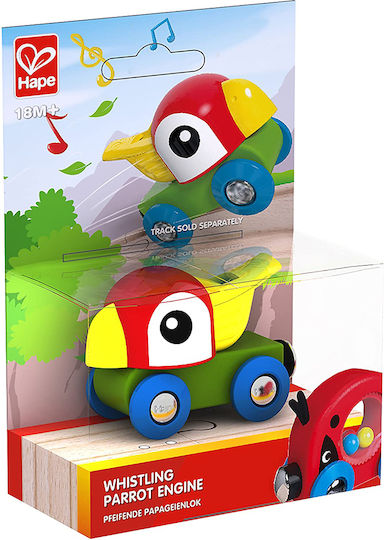 Hape Railway Παπαγαλάκι Αυτοκινητάκι για 3+ Ετών