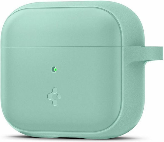 Spigen Silicon Fit Silicone Case with Keychain Mint for Apple AirPods 3