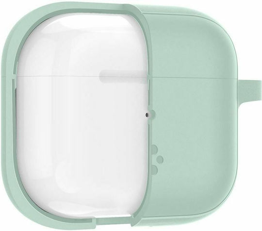 Spigen Silicon Fit Silicone Case with Keychain Mint for Apple AirPods 3