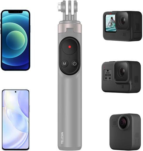 Telesin Selfie Stick for Hero 10 / Hero 11 / Hero 8 / Hero 9 / Max
