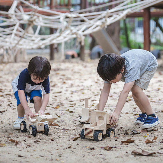 Plan Toys Bulldozer Φορτηγό Αγροτικό για 3+ Ετών