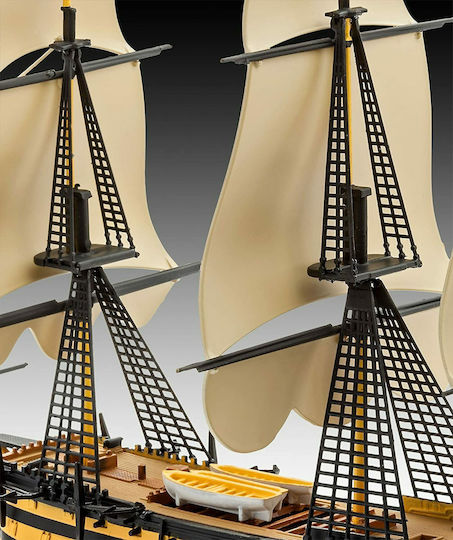 Revell HMS Victory Modeling Figure Ship 45 Pieces in Scale 1:450 with Glue and Paints 22.4x15.1x5cm.