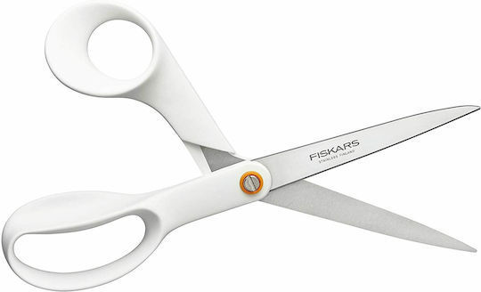 Fiskars Functional Form Ψαλίδι 21εκ. με Μεταλλική Λεπίδα Λευκό 1τμχ
