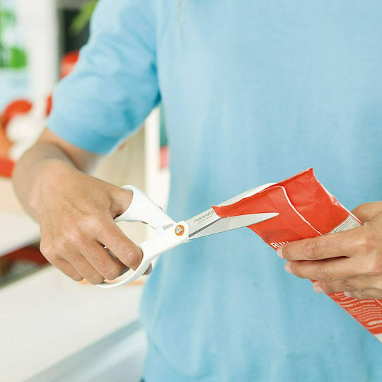 Fiskars Functional Form Ψαλίδι 21εκ. με Μεταλλική Λεπίδα Λευκό 1τμχ