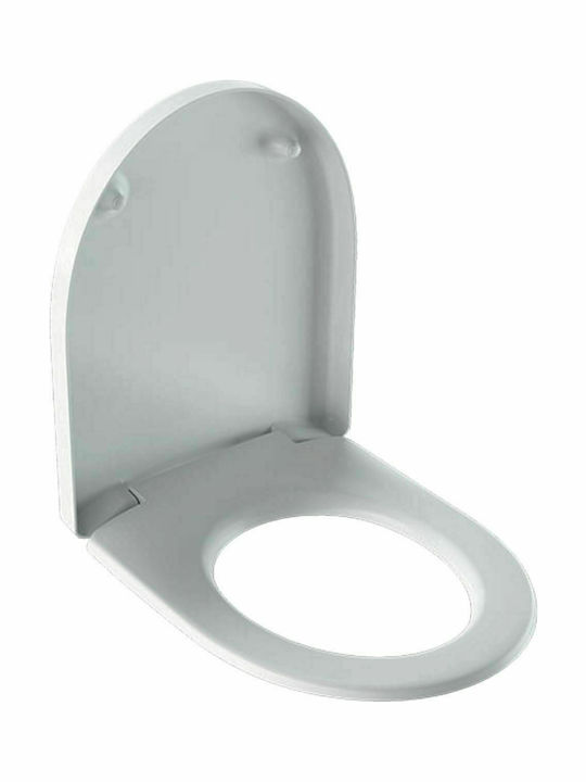 Geberit Icon Καπάκι Λεκάνης Soft Close Πλαστικό 45x35.5cm Λευκό