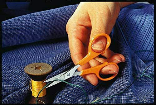 Fiskars Classic Emboidery Straight Ψαλίδι 10εκ. με Μεταλλική Λεπίδα Πορτοκαλί 1τμχ