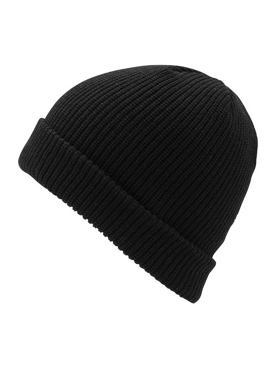 Full Stone Beanie Ανδρικός Σκούφος Πλεκτός σε Μαύρο χρώμα
