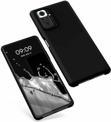 KWmobile Rubber Silicone Back Cover Black (Redmi Note 10 Pro)