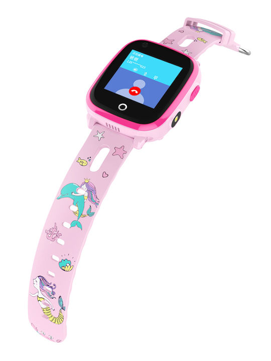 Wonlex Παιδικό Smartwatch 4G με Κάμερα Ροζ