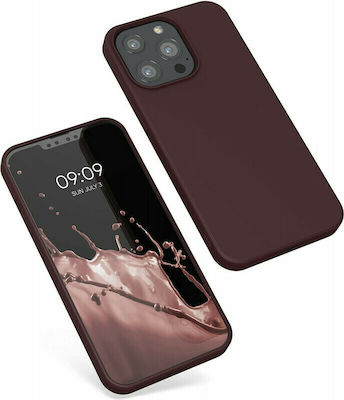 KWmobile Slim Rubberized Back Cover Σιλικόνης Tawny Red (iPhone 13 Pro)