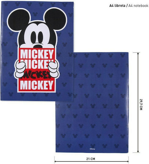 Mickey Mouse Clubhouse Mickey Mouse Kinder Schreibwarenset mit Bleistift, Spitzer, Radiergummi, Notizbuch, Bleistiftbox und Etui 16Stück