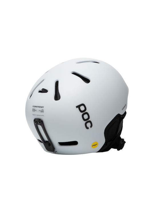 Poc Fornix Mips Men's Helmet for Ski & Snowboard White