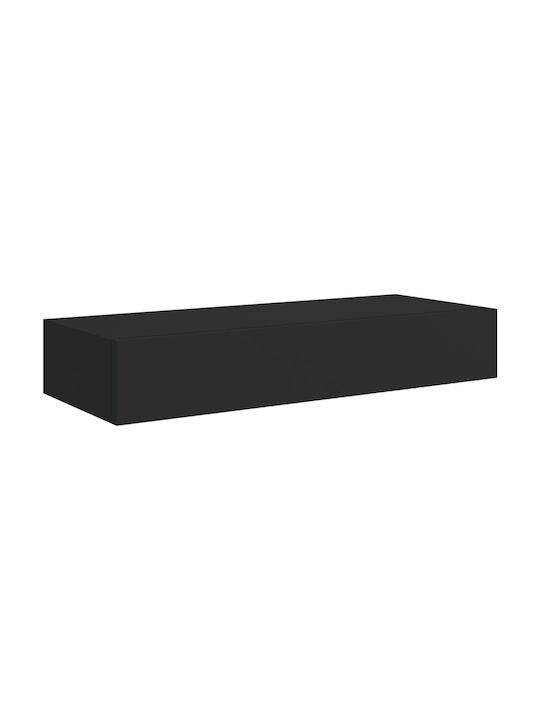 Ράφια Μαύρο (2τμχ) 60x23.5x10εκ.