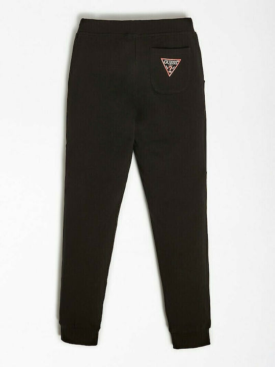 Aktives Kinder Trainingsanzug Jogginghose Schwarz