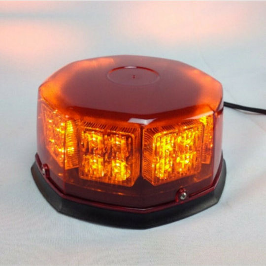 Car Beacon LED 12V Waterproof 15cm with Orange Lighting