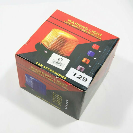 Auto-Leuchtturm LED 12 / 24V mit Orange Beleuchtung