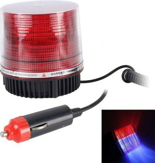 Car Beacon LED 12 / 24V Waterproof with Red / Blue Lighting