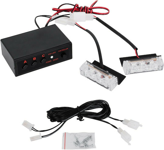 GloboStar Car Signaling Bar LED 10 - 30V Waterproof with White Lighting