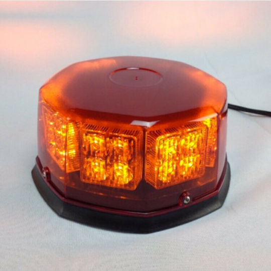 Car Beacon LED 12V 15cm with Orange Lighting 123052