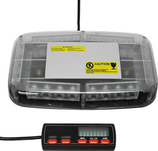 GloboStar Car Beacon LED 10 - 30V Waterproof 30cm with Orange Lighting