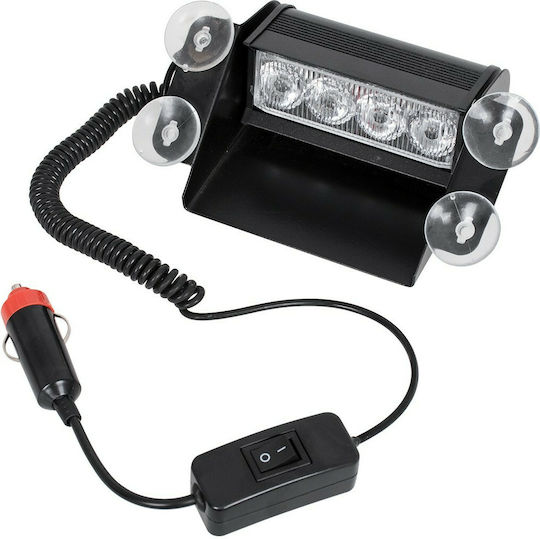 GloboStar Car LED 10 - 30V Waterproof 14.8cm Warning Bar with Orange Lighting