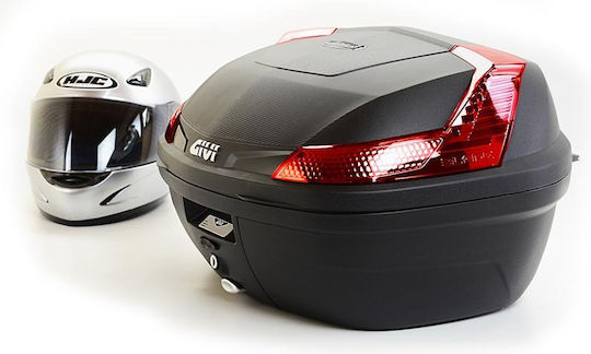 Givi B47N Blade Monolock Мотоциклетен Куфар с Червени Отразители 47л Черен