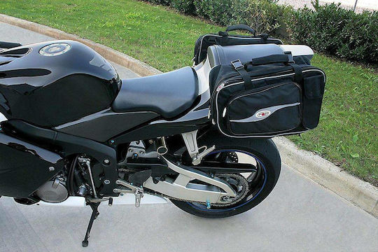 Lampa Σετ Σαμάρια Μοτοσυκλέτας 24lt σε Μαύρο Χρώμα