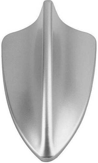 Autoline Car Antenna Roof Shark Shark / Sticker in Silver Color