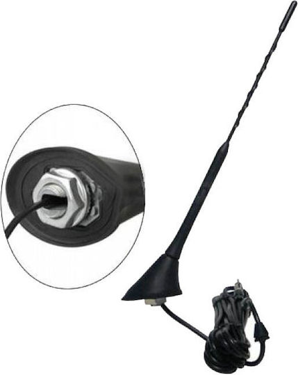 Auto Gs Car Antenna Roof Threaded / Electric 45cm for Radio in Black Color