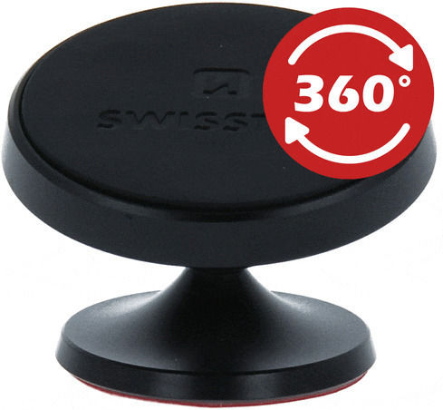 Swissten S-GRIP DASHBOARD DM7 Поставка за Мобилен Телефон за Кола с магнит Черна