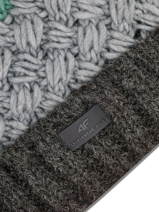 Knitted Beanie Cap Turquoise