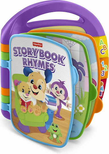 Fisher Price Activity Book Laugh & Learn Educational Book with Music, Light, and Sounds for 6++ Months