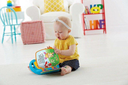 Fisher Price Activity Book Laugh & Learn Educational Book with Music, Light, and Sounds for 6++ Months