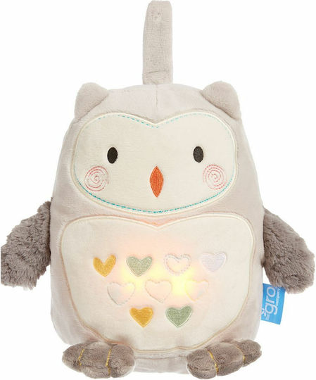 Grobag Ollie The Owl από Ύφασμα με Λευκούς Ήχους, Μουσική, Φως και Αισθητήρα Κλάματος για Νεογέννητα