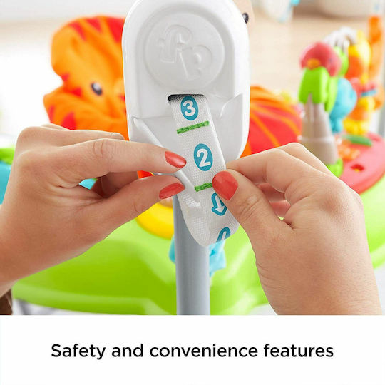 Fisher Price Baby Jumper Jumperoo Λιονταράκι με Μουσική για 6+ Μηνών