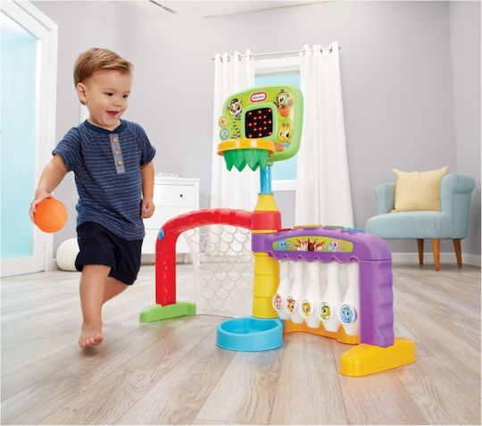 Little Tikes Bowling 3 In 1 Sports Zone with Music for 12++ Months